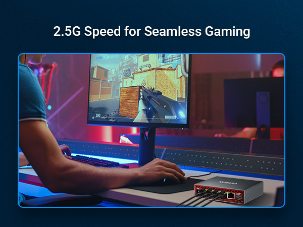network switch 2.5 gigabit for seamless gaming