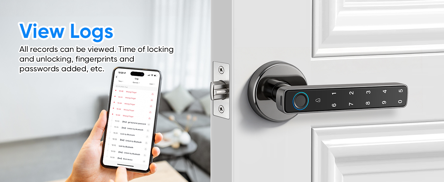 Smart Door Lock with Knob