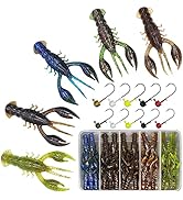 Ned-Rig-Kit-Finesse-Baits-Soft-Plastic-Worms-Fising-Lure for Bass Stick Swimbait Minnow Crawfish ...