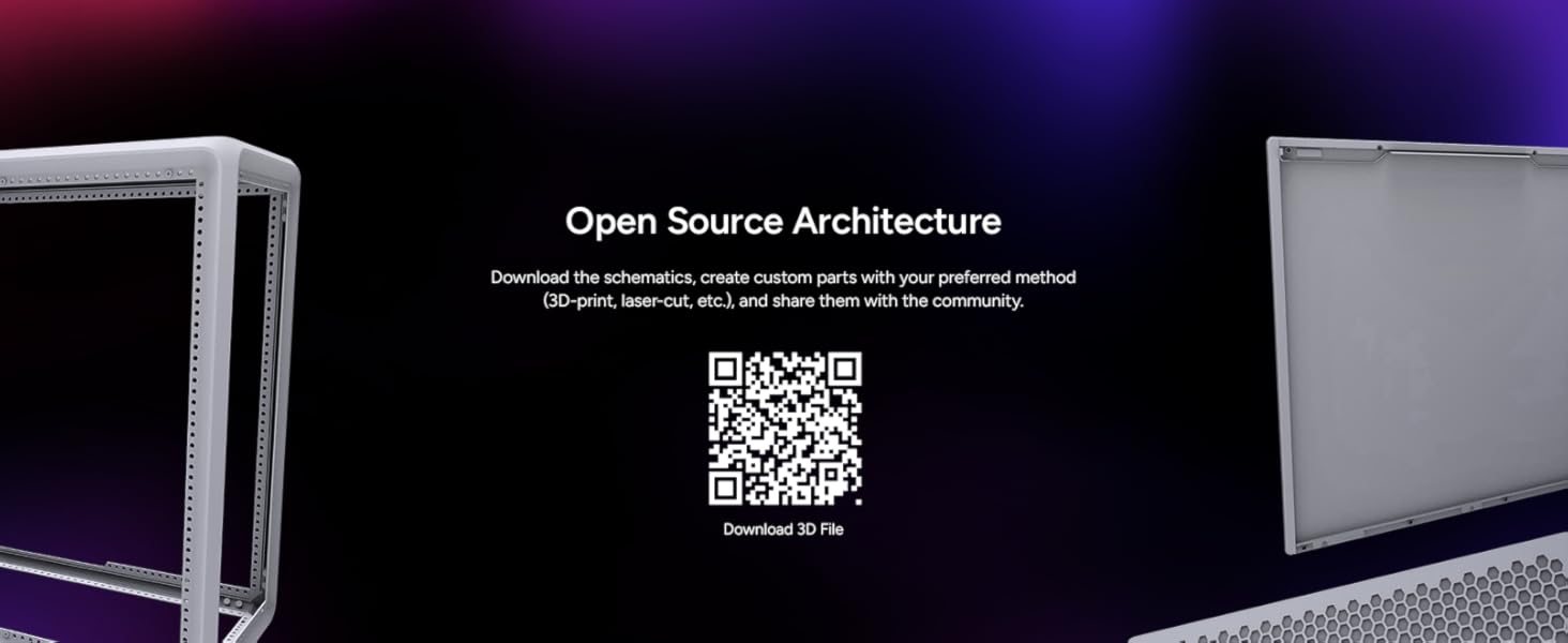 MasterFrame 500 Mesh ARGB Silver-Open Source Architecture