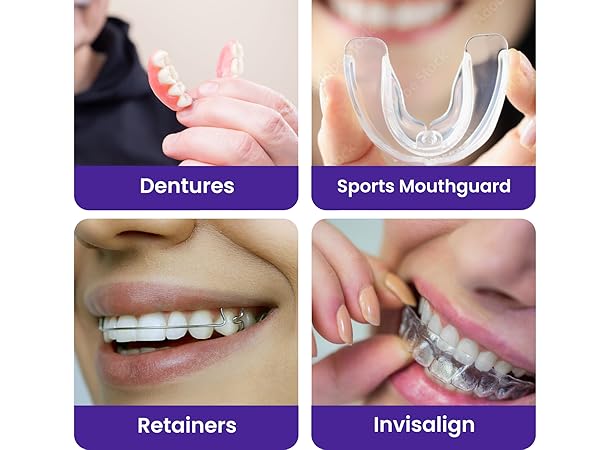 Suitable for all oral removable appliances