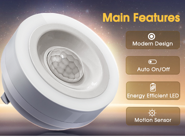 led night light motion sensor