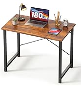 DUMOS 31 Inch Small Computer Desk for Home Office, Modern Study Writing Work Table Simple Style f...