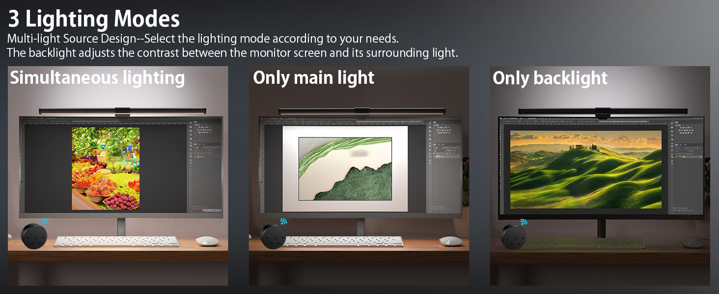 Monitor Light Bar with Remote Control