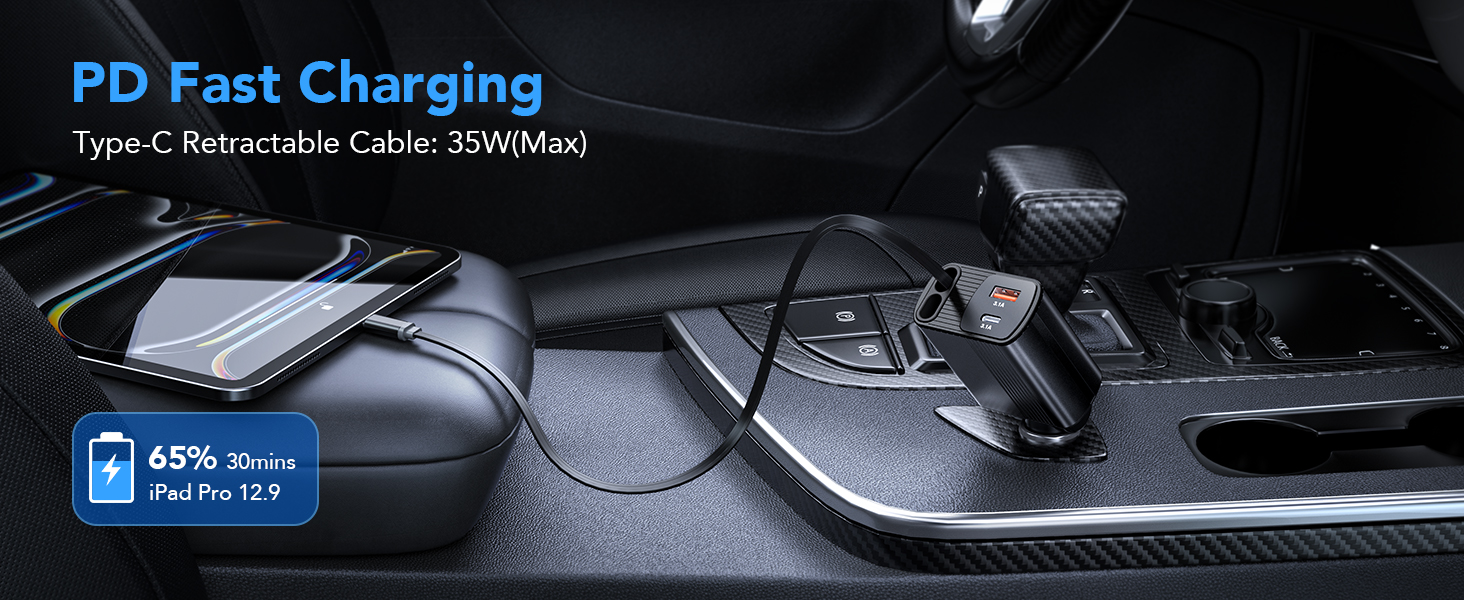 usb c car charger