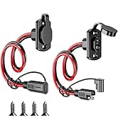 Kewig SAE Quick Connector Harness, SAE Adapter Male Plug to Female Socket Cable, 1FT 12AWG SAE Ex...