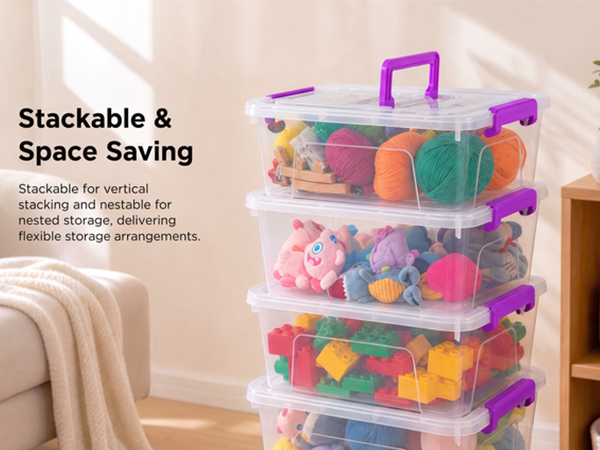 storage bins with lid