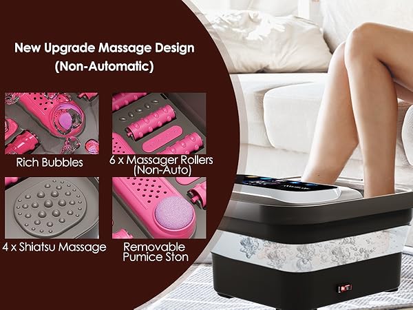 foot spa bath massager with heat