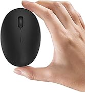 TENMOS Mini Rechargeable Wireless Mouse, 2.4GHz Optical Travel Mouse Silent Wireless Computer Mic...