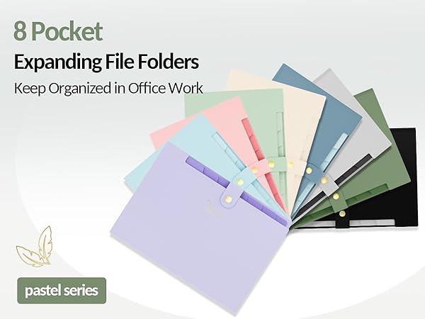 8 pocket folder