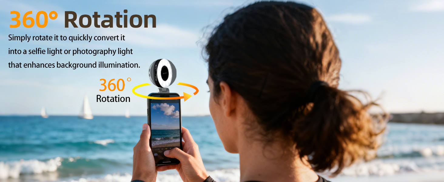 foldable magnetic fill light