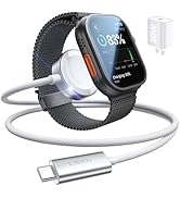 LISEN 2025 Upgraded 5W for Apple Watch Charger Fast Charging USB C iWatch Charger Block Magnetic ...