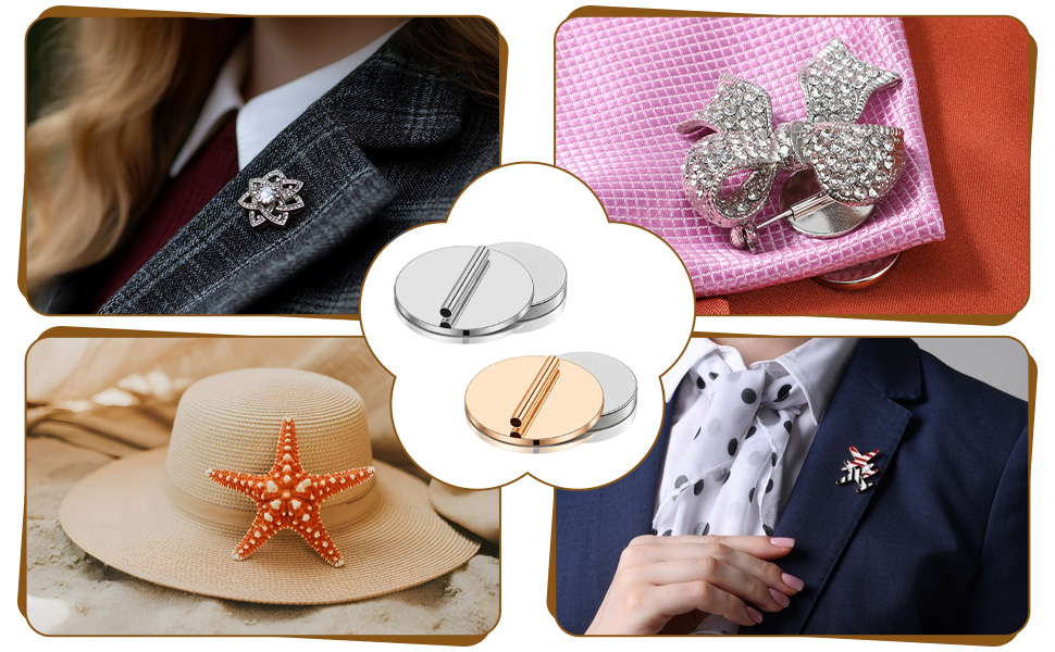 brooch pin backs