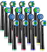 Qitizu Replacement Heads Compatible with Oral B Braun Electric Toothbrush, Replacement Toothbrush...