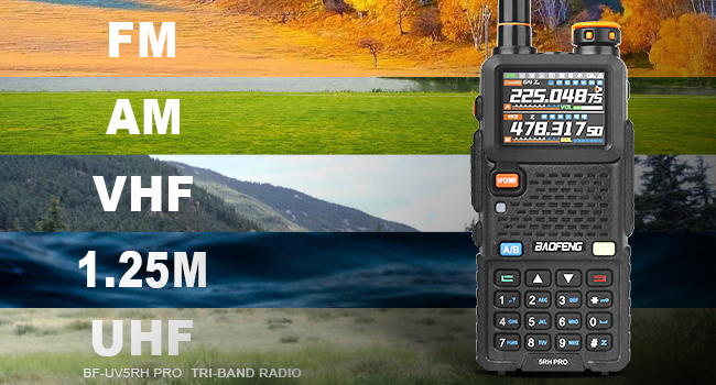 Baofeng 5rh pro 8 band frequency radio