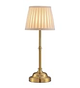 KDG Portables Cordless Table Lamp, Fabric Shade Desk Lamp, 4000mAh Rechargeable Battery Powered L...