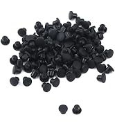 Tighall 100PCS 3mm Plastic Hole Plugs Round Button Plugs Panel Hole Plugs Button Tops Screw Cap D...
