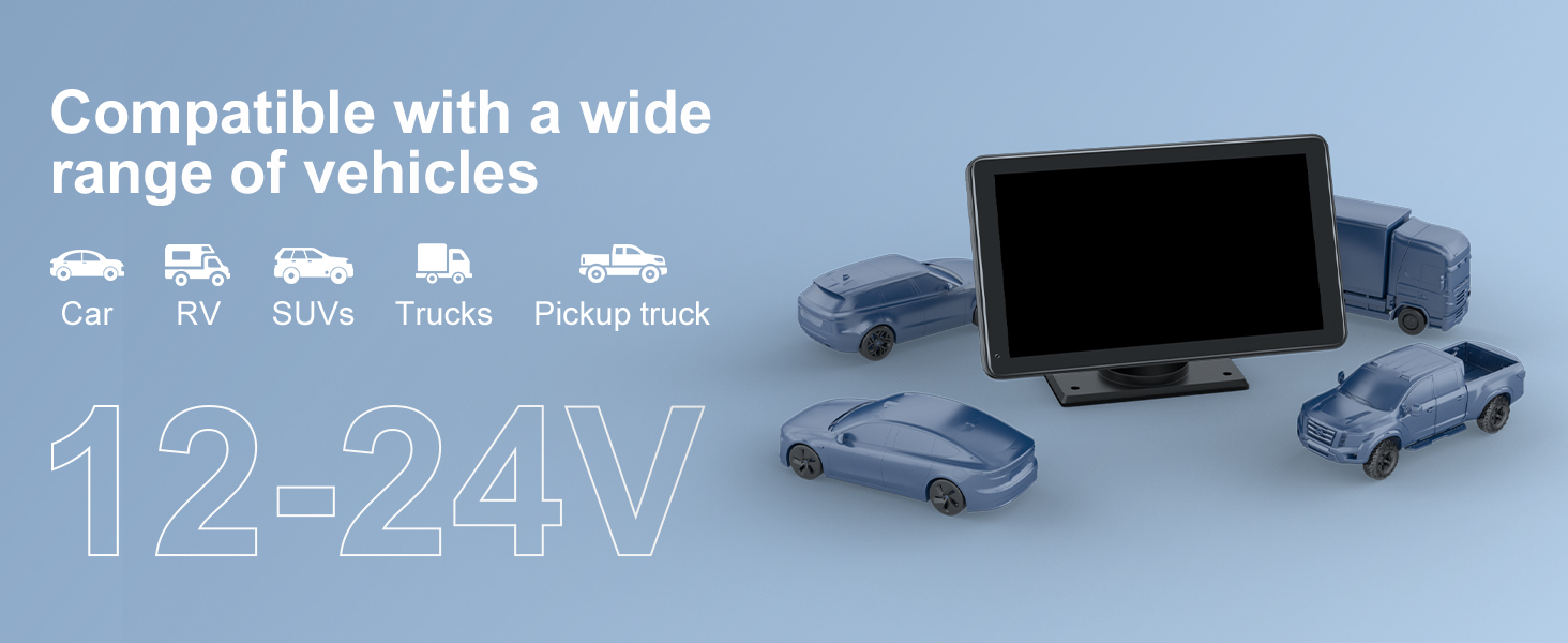 car play screen with backup camera