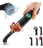 Sweepulire Rechargeable Electric Grout Brush, 2025 New Power Cleaning Brush with Stainless Steel ...