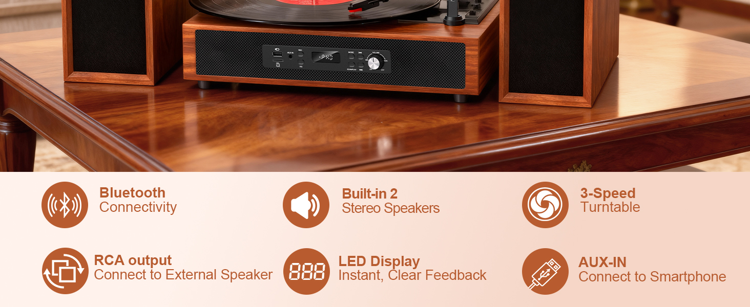 record player with usb