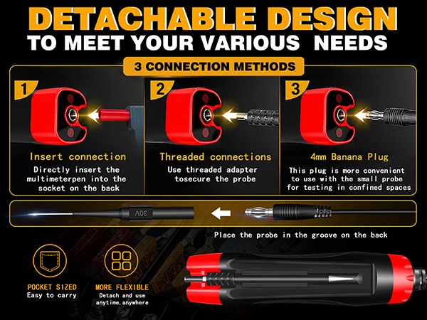 detachable design