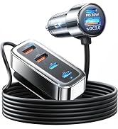 AINOPE PD&amp;QC 108W Multiple Ports Car Charger, Cigarette Lighter USB Charger | Car Charger Adapter...