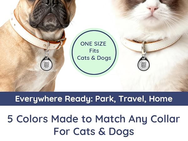 Smart ID dog tag and cat tag