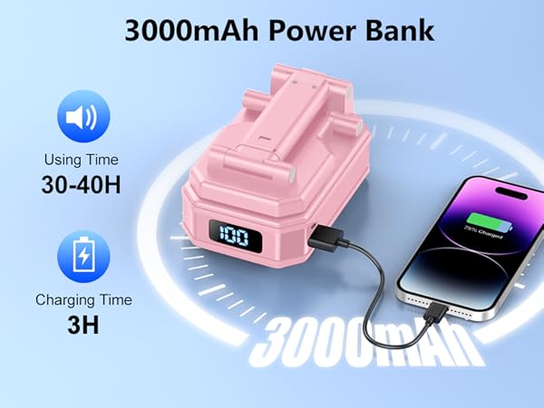 Rechargeable (3000mAh)