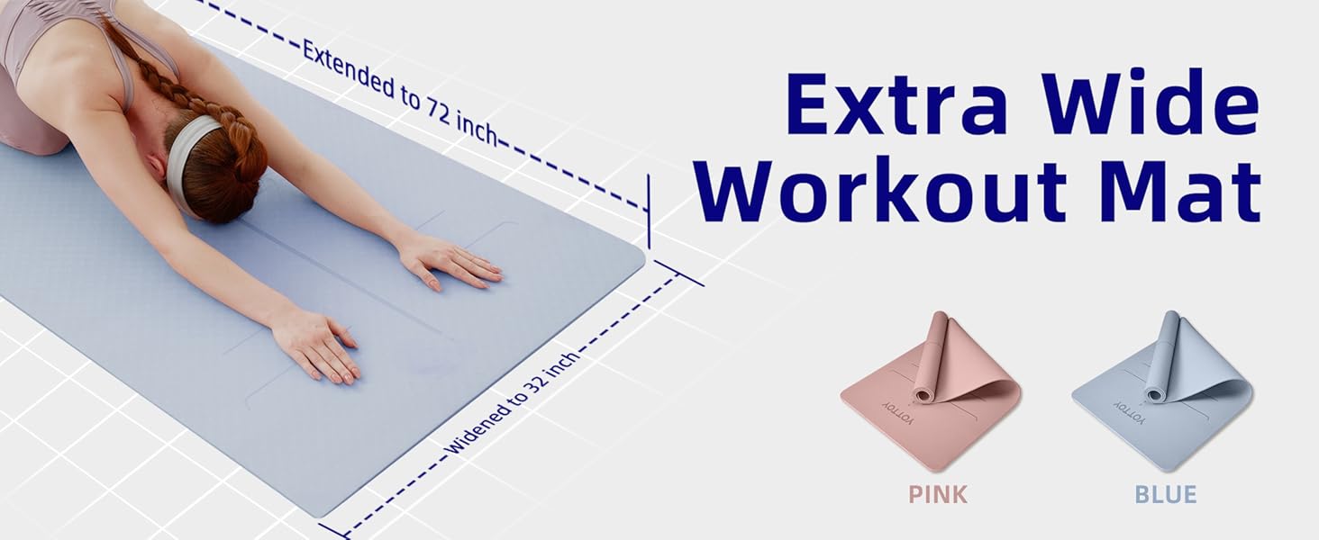 extra wide workoout mat