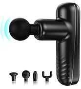 NEPQ Mini Massage Gun,Deep Tissue Percussion Small Massage Gun Travel Massager,Muscle Massager fo...