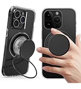AUROX for MagSafe Phone Grip, Magnetic Phone Grips [Popup Comfortable Grip], Expandable Collapsib...