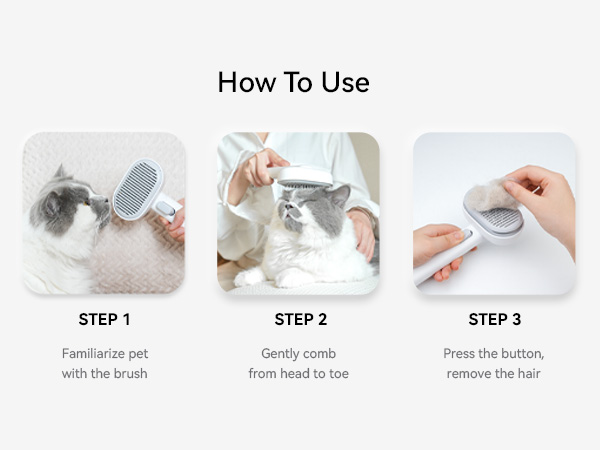 cat brush for indoor cats dog brush pet brush for shedding cat fur brush cat hair brush