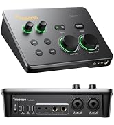 MAONO P2 Hybrid USB Audio Interface Dual XLR for PC Phone iPad Guitar | 56dB Gain, Loopback, Mute...