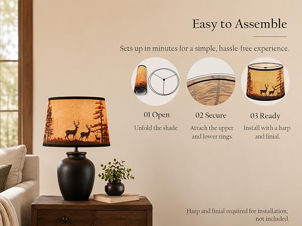 rustic decorative lamp shades
