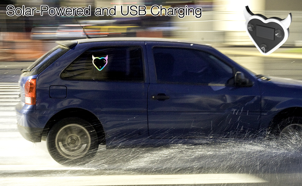 Solar Powered Car LED Ambient Light