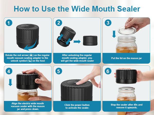 electric mason jar vacuum sealer