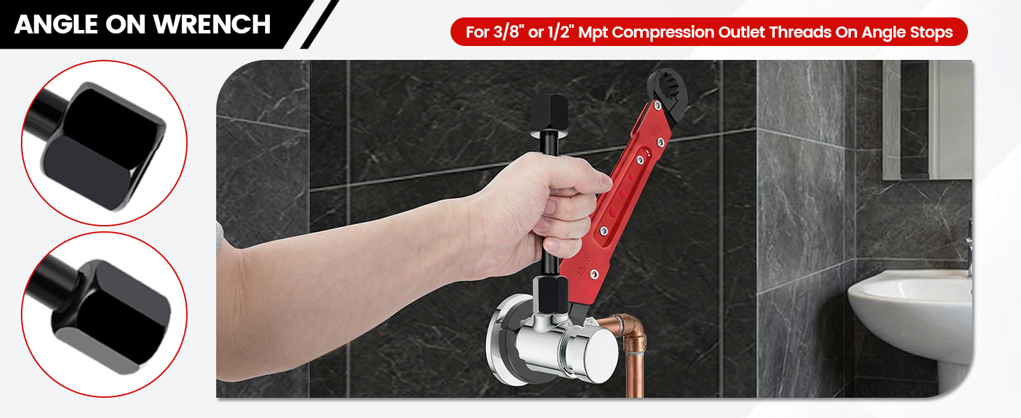 6 Pcs Plumbing Tools Kit