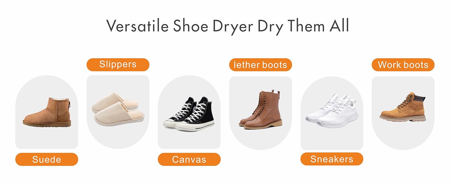 Versatile shoe dryer