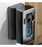 COOLWUFAN Adjustable (35 to 135 Degree) Doorbell Angle Mount, Anti-theft Video Doorbell Mount Com...