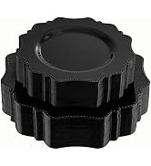 COLOSUS Black Disposable plastic plates set 60pcs(30guest) Dinner plates and Dessert Plates Heavy...