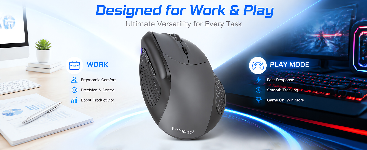 ergonomic mouse bluetooth