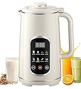 Kuhuz Nut Milk Maker,42oz Plant Based Milk Machine For Homemade Almond/Oat/Soy,10-in-1 Countertop...