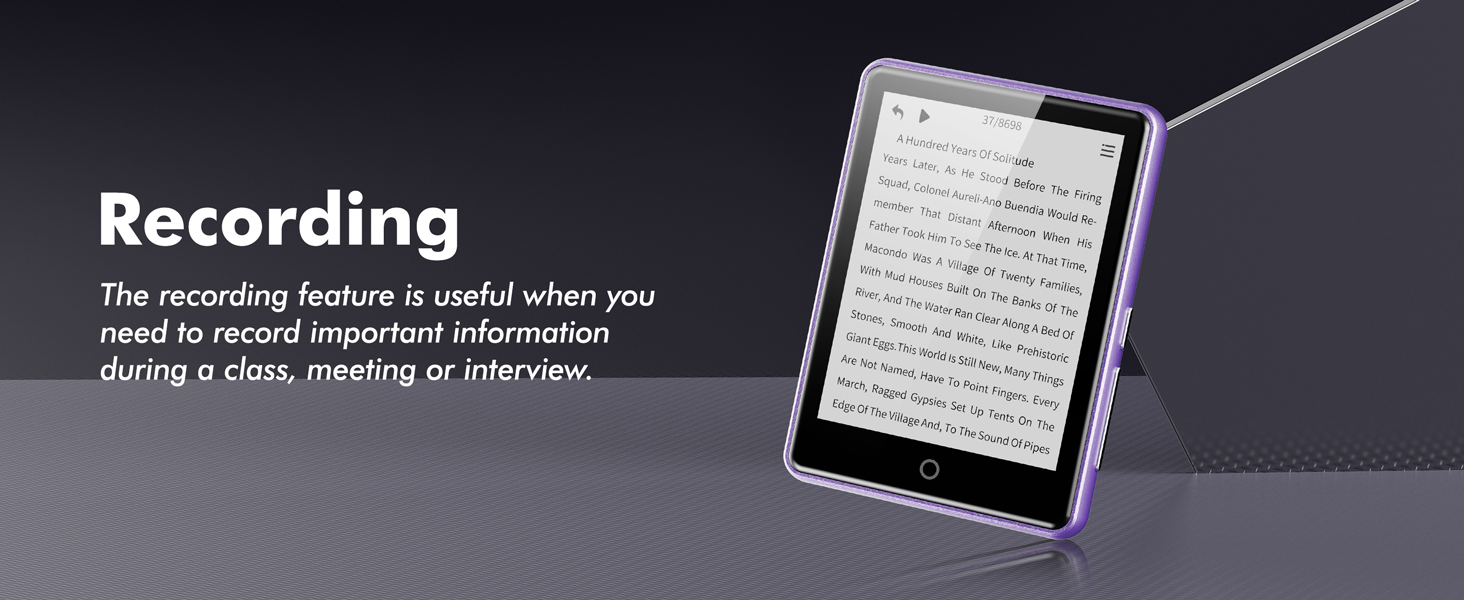 64GB MP3 Player with Bluetooth 5.3,FM Radio,Voice Recorder,Supports Up to 128GB