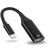 IVSHOWCO USB Camera Adapter for iPhone, USB OTG Cable Adapter for iPad Supports USB Flash Drive, ...