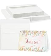 20 Sets Watercolor Cards with Envelopes, 140lb/300GSM Watercolor Paper Cards, 4x6 Inch Foldable B...