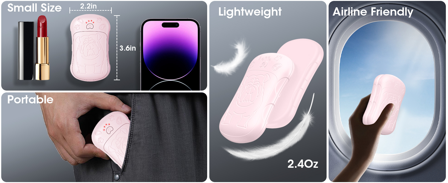 hand warmers rechargeable 2 pack hand warmers gifts for men women camping travel essentials