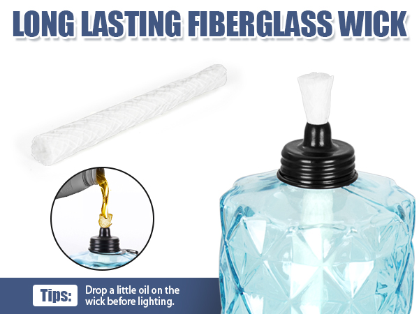 outdoor torches with 4 prong stake