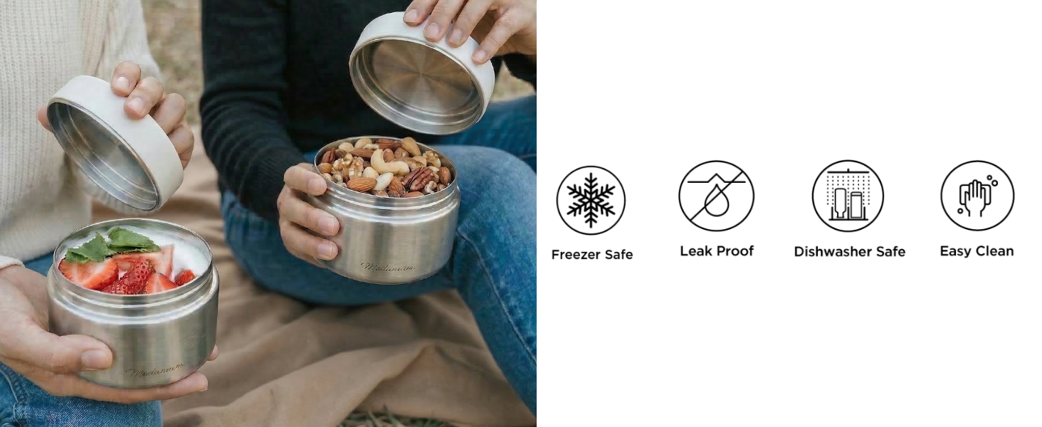 Stainless Steel Lunch Box Canister