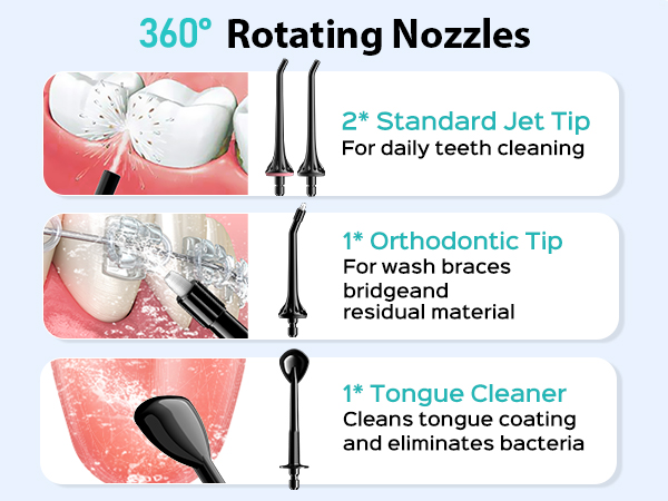 water dental flosser pick teeth cordlss portable Hilo dental con agua, recoge los dientes