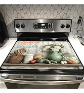 Glass Stove top Cover 28"x 20", Stove Top Covers for Electric Stove, Flat Range Mat for Glass Coo...